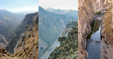 Einblicke in die Schluchten