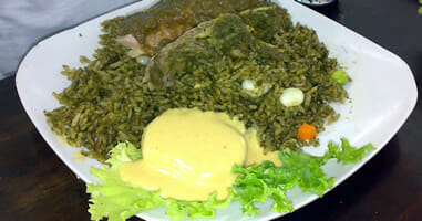 Aroz con pato - kreolisches Gericht