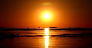 Atardecer en el Amazonas