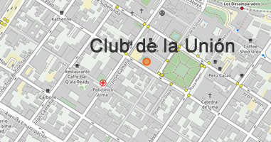 Anreise Club de la Unión Karte Anreise Club de la Unión