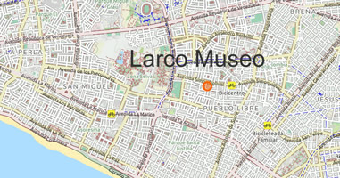 Anreise Larco Museo Karte Anreise Larco Museo