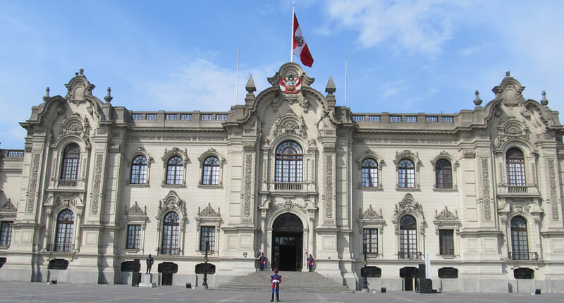 El Palacio de Gobierno del Perú