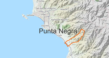 Punta Negra Karte Karte