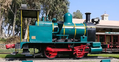 Eisenbahn Parque de la amistad Lok