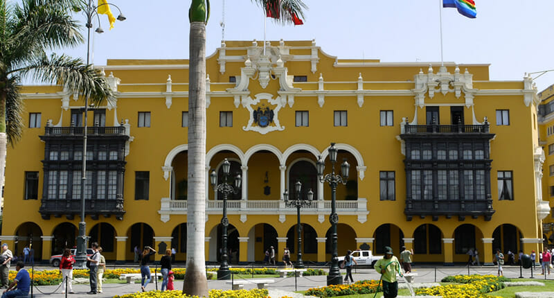 El Palacio Municipal de Lima El Palacio Municipal de Lima
