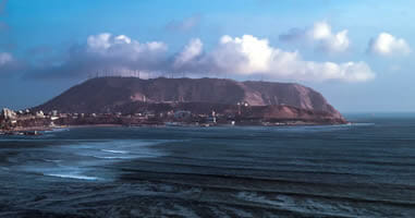 Blick auf Planetario Morro Solar Blick auf Planetario Morro Solar