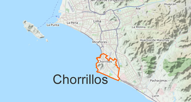 Chorrillos Karte Chorrillos Karte