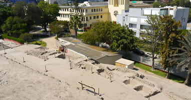 Die Huaca Huallamarca in Lima Die Huaca Huallamarca in Lima