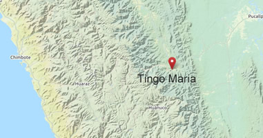 Anreise Flughafen Tingo Maria Karte Flughafen Tingo Maria