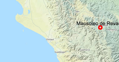 Anreise Mausoleo de Revash Karte Mausoleo de Revash