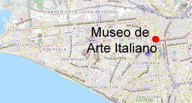 Museo de Arte Italiano Karte Museo de Arte Italiano Karte
