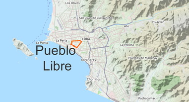 Pueblo Libre Karte