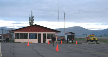 Der Flughafen Francisco Carlé in Jauja Der Flughafen Francisco Carlé in Jauja