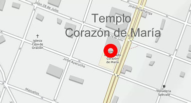 Iglesia Corazón de María Karte