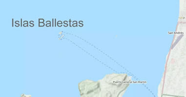 Karte Islas Ballestas Karte Islas Ballestas