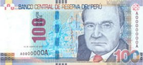 100 Soles Geldschein 100 Soles Geldschein Peru