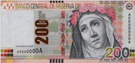 200 Soles Geldschein 200 Soles Geldschein Peru