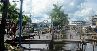 Hafen Iquitos Peru