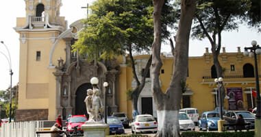 Lima Peru City Church in Barranco