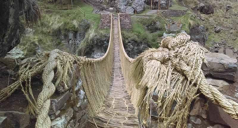 Hängebrücke von Q'Eswachaka
