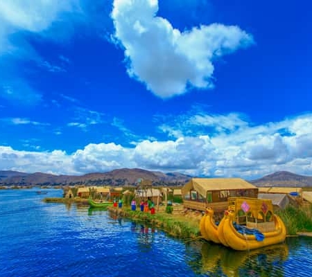 Ab Puno: Halbtagestour – Schwimmende Uros‑Inseln