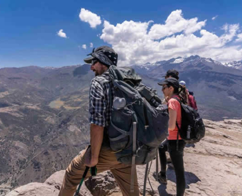 Naturbeobachtungsstation für Kondore am Cañón de Yanapaqcha