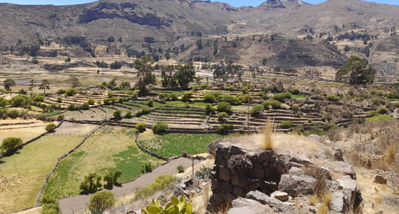 Archäologische Stätte von Ninaquero – Pucullos mit Blick ins Sondondo‑Tal