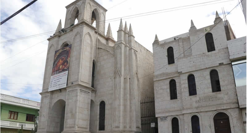 Iglesia del Señor de la Caña – Santuario neogótico en Cayma