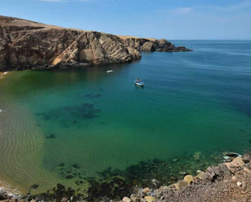 Caleta Quebrada Honda: Strandbucht, Fischerleben & Vogelparadies bei Quilca Caleta Quebrada Honda: Strandbucht, Fischerleben & Vogelparadies bei Quilca