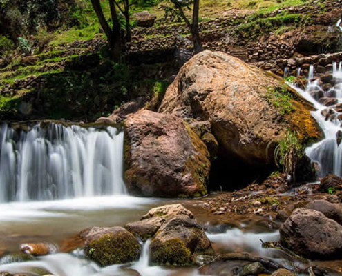 Cascada de Occochaca: 40-Meter-Wasserfall, Andenflora & kurzer Ausflug ab Huanta Cascada de Occochaca: 40-Meter-Wasserfall, Andenflora & kurzer Ausflug ab Huanta