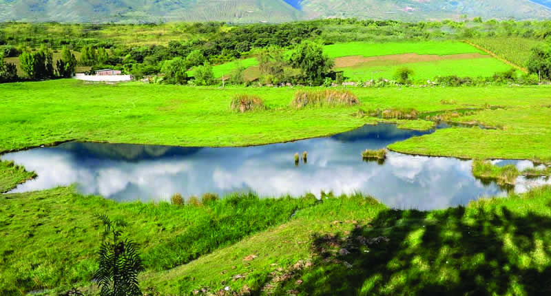 Huaper liegt auf der Ebene von Iribamba