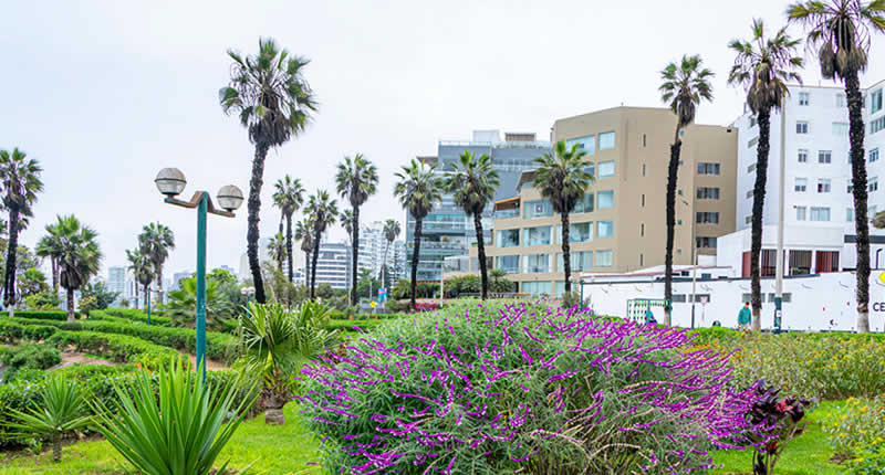 Malecón de Barranco begleitet die Klippenlinie zwischen Quebrada de Armendáriz (Grenze zu Miraflores) und dem Jirón Sucre