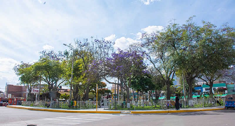 Parque Gervasio Santillana (Parque Alameda) in Huanta