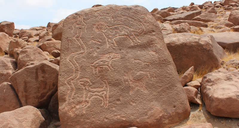 Petroglifos de La Caldera: arte rupestre en el Qhapaq Ñan entre La Joya y Uchumayo