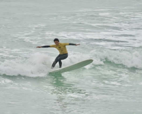 Playa Punta Roquitas: Surferherz von Lima an der Costa Verde Playa Punta Roquitas: Surferherz von Lima an der Costa Verde