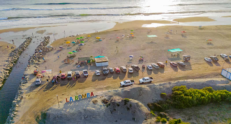 Playa «La Bomba» de un vistazo