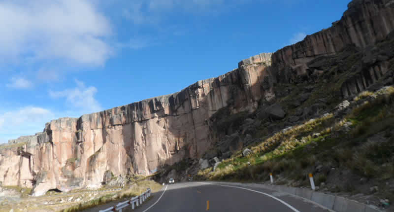 Felskunst von Chaqatira nahe Macusani in der Region Carabaya