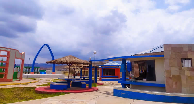 Baños Termales de Pojpoquella bei Ayaviri in der Provinz Melgar