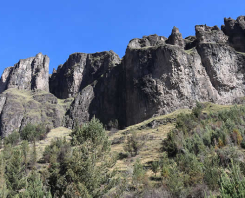 Cañón de Viunchuco bei Ayapata – Sandstein-Schlucht zwischen Hochland und Selva
