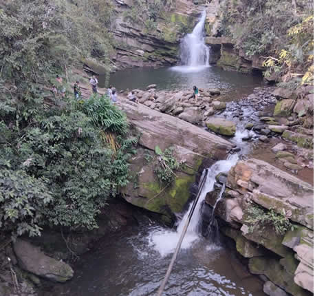 Los dos saltos de agua