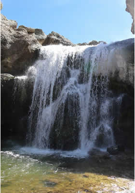 Cataratas de Vila Vila en las alturas de Vilavila, provincia de Lampa