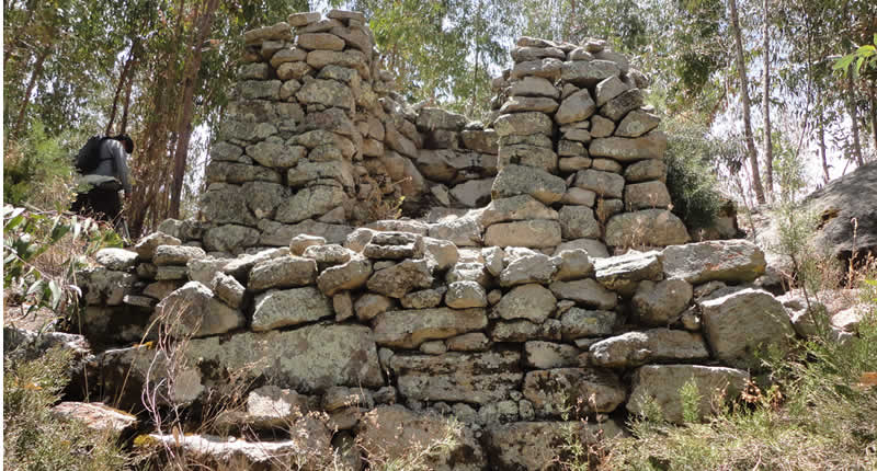 Überreste einer Ruine