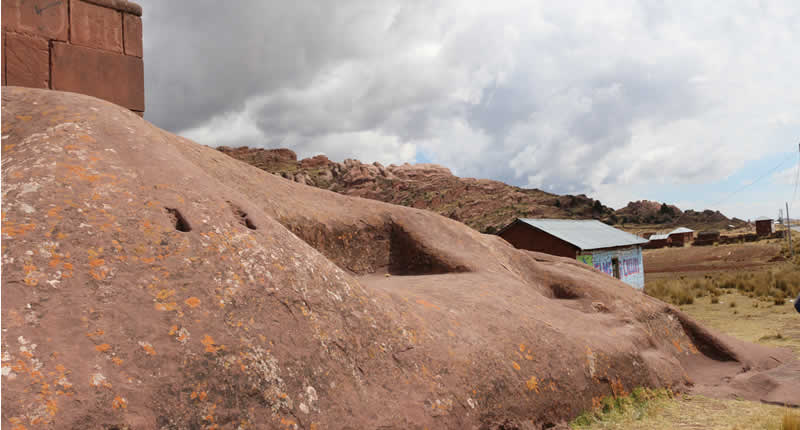 El Bebedero del Inka nahe Ilave im Aymara-Altiplano von Puno