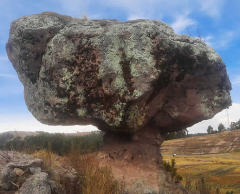 Kunkani Qala: enigmática roca en forma de hongo en Ollaraya