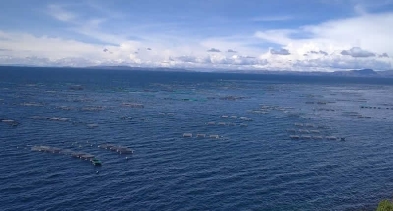 Mirador natural El Faro bei Pomata mit Blick auf den Titicacasee