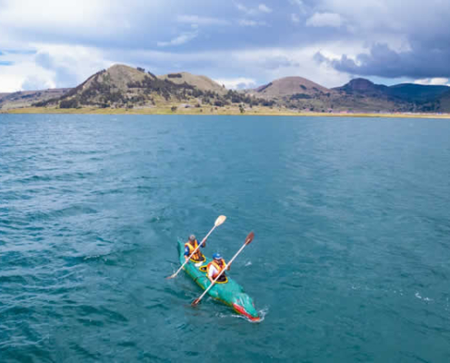 Playa Ecoturística de Moyapampa – Naturstrand bei Juli am Titicacasee
