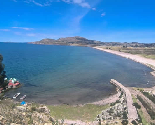 Playas de Karina y Churo: Sanfte Andenstrände am Titicacasee