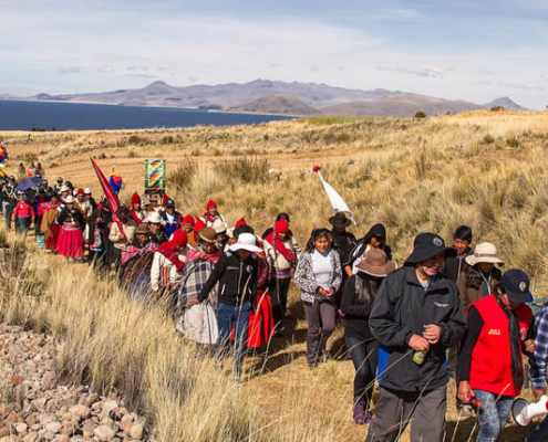Inka-Pfad Tramo Cruz Pata Ccaje bei Juli