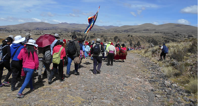 Der Abschnitt Cruz Pata Ccaje ist ein offener, gut begehbarer Weg
