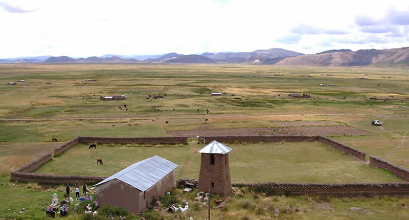 Blick auf Capilla Pentecostés Esmeralda